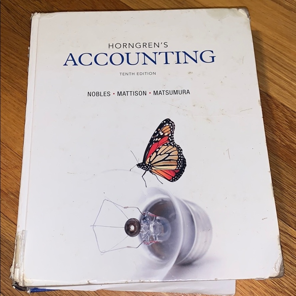 Horngrens accounting book